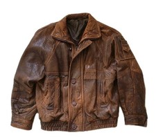 Vintage leather bomber for sale  SOUTHPORT