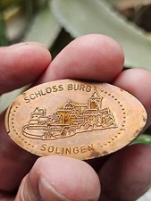 +++ "Schloss Burg Solingen" Quetschmünze/Elongated coin/Souvenirmedaille +++ comprar usado  Enviando para Brazil