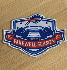 Novo remendo de despedida Buffalo Bills Highmark Stadium 1973-2025 3,5" x 2,5" comprar usado Novo remendo de despedida Buffalo Bills Highmark Stadium 1973-2025 3,5" x 2,5" comprar usado  Enviando para Brazil