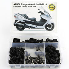 Ajuste para 2002-2018 Suzuki AN400 Burgman 400 kit completo de parafusos de corpo de carenagem comprar usado  Enviando para Brazil
