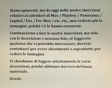 Calendari erotici dive usato  Verona
