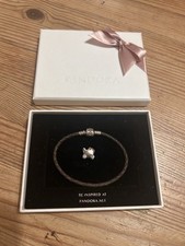 Pandora leather bracelet for sale  NEWTON ABBOT