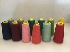 12 cones de linha de poliéster para máquina de costura overlocking comprar usado  Enviando para Brazil