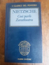 Cosi parlo zarathustranietzsch usato  Camogli