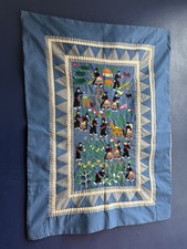 Hand embroidered quilt for sale  White River Junction