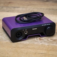 Placa de som roxa B-Stock Apogee Boom 2x2 interface de áudio USB gravação de estúdio comprar usado Placa de som roxa B-Stock Apogee Boom 2x2 interface de áudio USB gravação de estúdio comprar usado  Enviando para Brazil