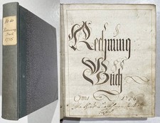 Rechenbuch 1756 handschrift gebraucht kaufen  Seubersdorf