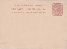 1881 GRENADA PS karta 1 1⁄2d Victoria jasnobrązowa #2 **rzadka na sprzedaż  Wysyłka do Poland