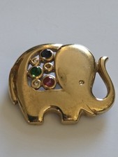 Brosche schmuck elefant gebraucht kaufen  Theißen