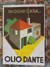 Olio dante pubblicità usato  Vertemate con Minoprio