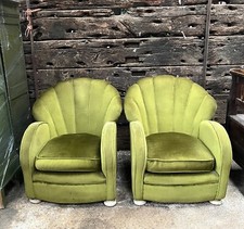 Pair vintage armchairs for sale  UK