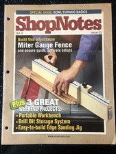 Shop Notes Magazine Vol. 9 Issue 53 Miter Gauge Fence, Portable Workbench… segunda mano  Embacar hacia Mexico