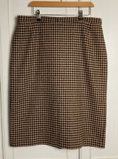 Houndstooth wool skirt for sale  MILTON KEYNES