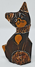 Wooden cat figurine for sale  Stevens Point