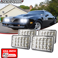 4PÇS 4x6"" polegadas faróis de LED DRL FEIXE PARA 1977-1981 PONTIAC FIREBIRD TRANS comprar usado  Enviando para Brazil