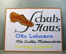 Altes pappschild schuhhaus gebraucht kaufen  Bad Teinach-Zavelstein