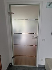 Glastür satiniert drückergar gebraucht kaufen  Lampertheim