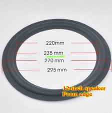 1 peça 12" polegadas alto-falante surround espuma borda woofer borda esponja reparo de áudio residencial comprar usado 1 peça 12" polegadas alto-falante surround espuma borda woofer borda esponja reparo de áudio residencial comprar usado  Enviando para Brazil