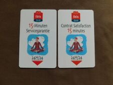 2 different Magnetic Hotel Keys used - IBIS ACCOR Hotels comprar usado  Enviando para Brazil