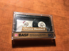 BASF CHROME Maxima II 90 Cassette,IEC II/High Position,sehr guter Zustand,1989 comprar usado  Enviando para Brazil