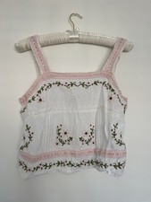 Crop embroidered flower for sale  FLEETWOOD