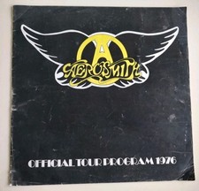 Banda de rock Aerosmith 1976 programa concerto turnê livro comprar usado  Enviando para Brazil