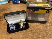 Simpsons official cufflinks for sale  BOLTON