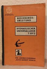 Ddr riginal bedienungsanleitun gebraucht kaufen  Ohrdruf