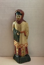 Boneca russa antiga triédrica de madeira esculpida à mão cossaca pintada à mão comprar usado  Enviando para Brazil