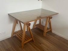 Bureau tréteaux bois d'occasion  Saint-Loubès