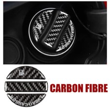 Usado, Adesivo universal de fibra de carbono caminhão carro interior peças tanque de combustível tampa tampa acabamento comprar usado  Enviando para Brazil