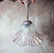 Plafonnier lustre verre d'occasion  Méry-sur-Seine