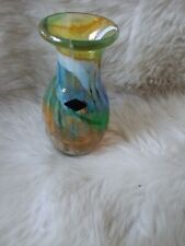 Wazon szkło kolorowe Art deco Vintage na biurko Hand made in Malta na sprzedaż  PL