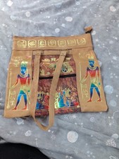 Leather egyptian style for sale  CHESTERFIELD