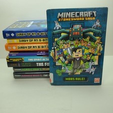 MINECRAFT Lot 10 Books Diary of an 8 Bit Warrior +More Ex Lib HC Unofficial comprar usado  Enviando para Brazil