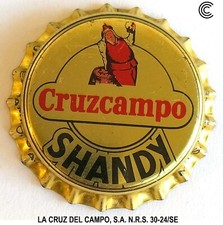 Chapa cerveza CRUZCAMPO Shandy xapa kronkorken tappi bottle cap capsule SIN USAR comprar usado  Enviando para Brazil