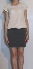 Robe gris écru d'occasion  Fonsorbes