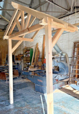Holz haustür vordach gebraucht kaufen  Versand nach Germany