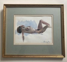 Vintage watercolour bernard for sale  LONDON