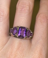 925 silver amethyst for sale  Dobbins