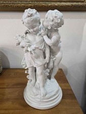 Statuette biscuit signée d'occasion  Drumettaz-Clarafond
