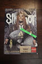 Signed slipknot poster for sale  TAMWORTH