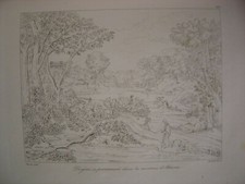 Gravure diogène promenant d'occasion  Brumath
