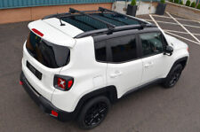 Usado, Barras transversais pretas para trilhos de teto para caber Jeep Renegade (2015+) 100KG com trava comprar usado  Enviando para Brazil