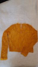 Maglia trasparente senape usato  Zinasco