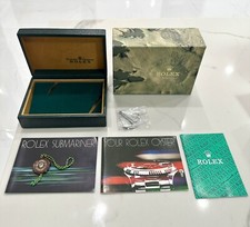 GENUÍNO Vintage Rolex Submariner Caixa de Relógio Livreto Anos 80 CONJUNTO COMPLETO 16800 16660 5513 comprar usado  Enviando para Brazil