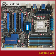 Usado, Placa-mãe Intel LGA1366 ASUS P6X58-E WS DDR3*6 32GB teste OK comprar usado  Enviando para Brazil
