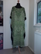 Caftan green black for sale  ST. ALBANS