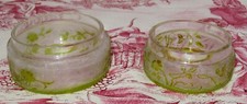 Baccarat paire poudriers d'occasion  Hazebrouck