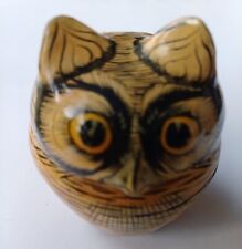 Papermache owl trinket for sale  STROUD